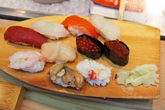 チートミールに適した食事は寿司