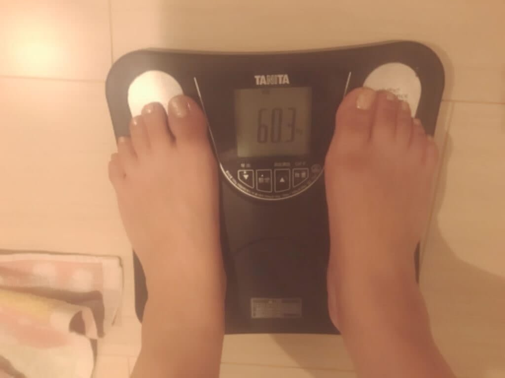 ダイエット28日目!体重と体脂肪率が、そもまま戻る【60kgの壁】
